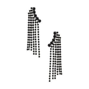 REVOLVE 8 Other Reasons Audrey Earrings Black Women's Size OS